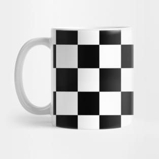 Rose Checkerboard Pattern Mug